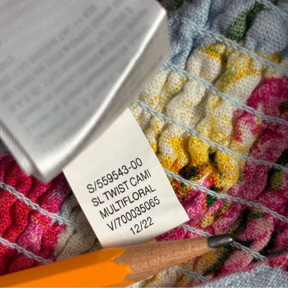 NWT Old Navy Multicolored Floral Jumpsuit Womens XL Linen Blend Boho Cottagecore - Picture 7 of 15